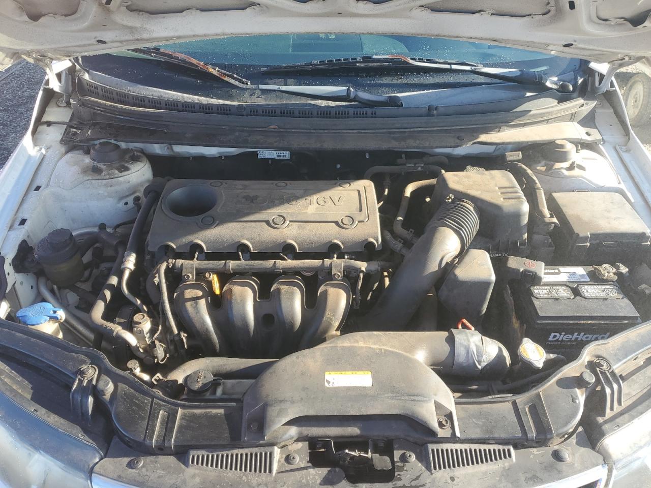 2010 KIA Forte VIN KNAFU4A2XA5106480 Copart auction photo, rear end damage thumbnail 11