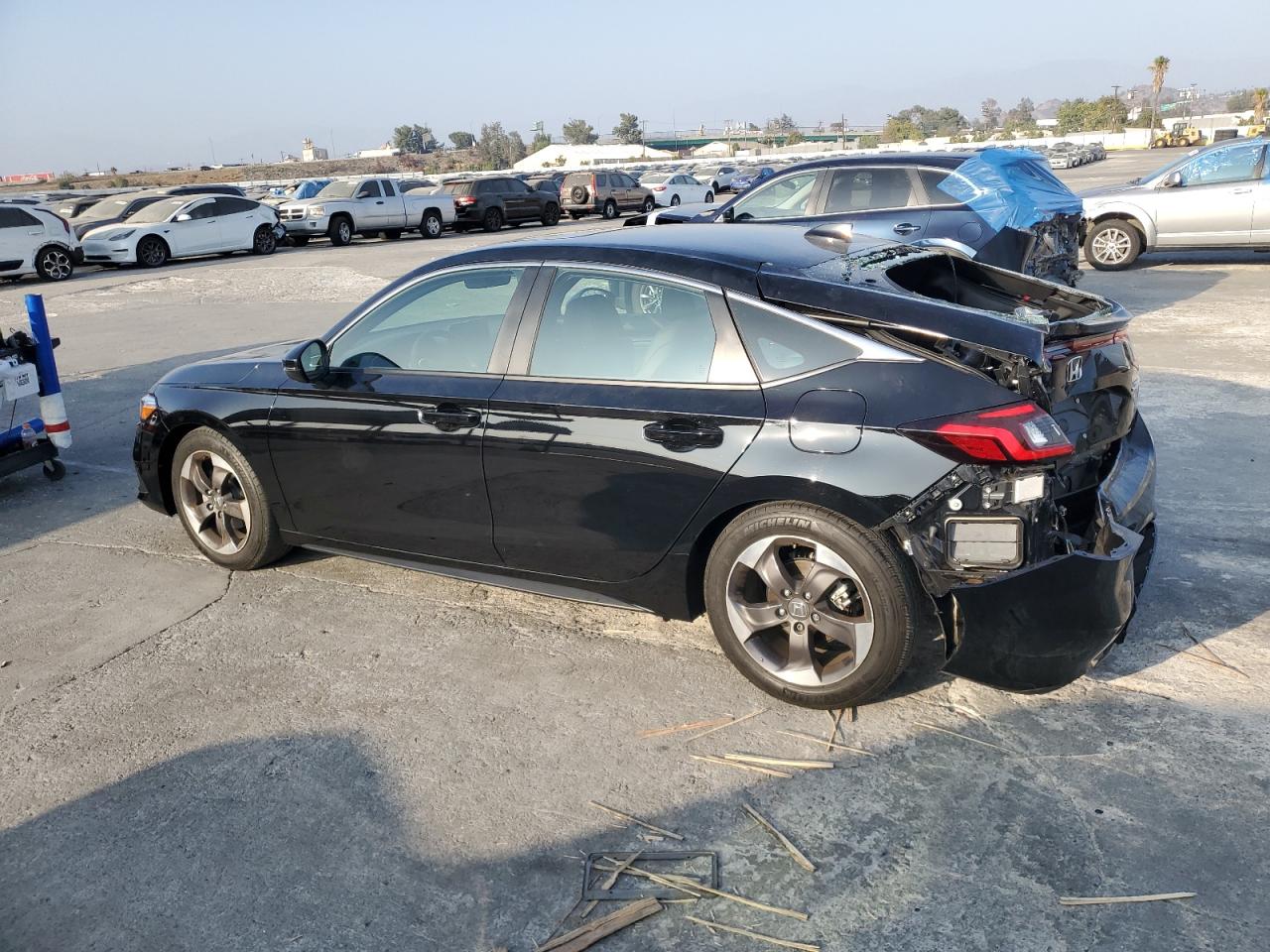 2024 Honda Civic VIN 19XFL1H86RE021229 Copart auction photo, rear end damage thumbnail 2