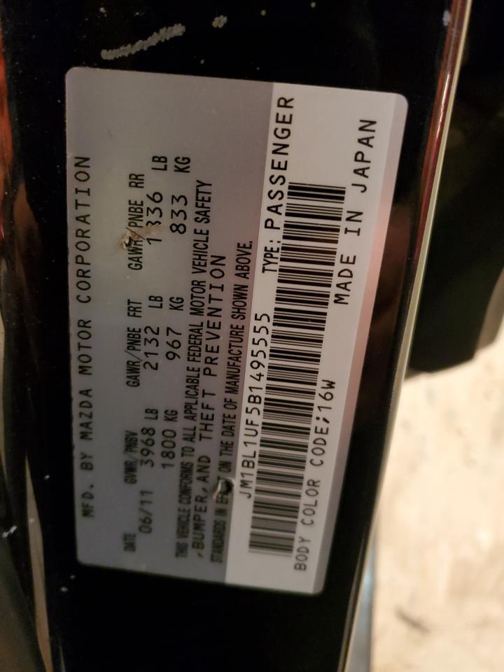 2011 Mazda 3 VIN JM1BL1UF5B1495555 Copart auction photo, front end / undercarriage damage thumbnail 14