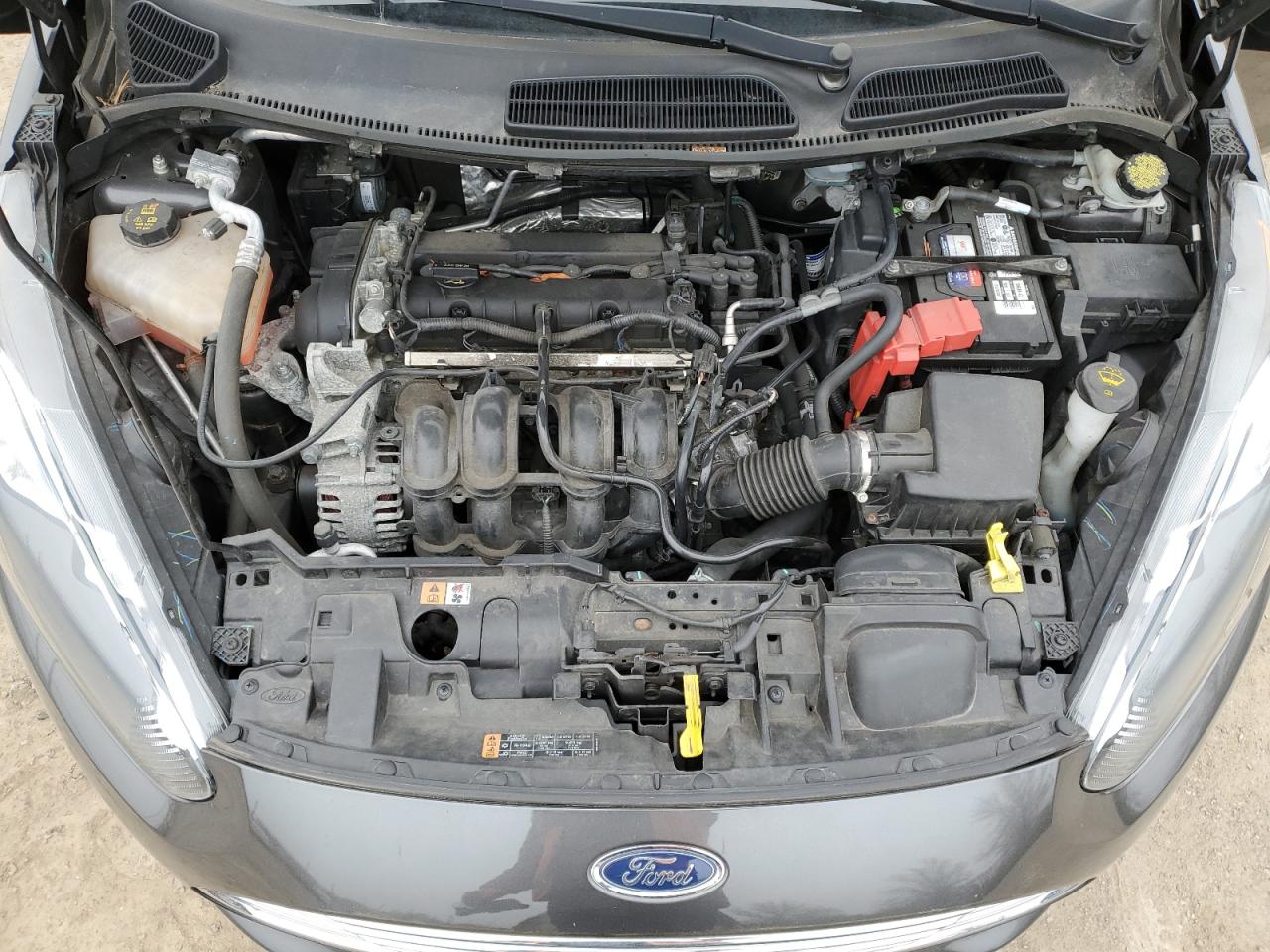 2017 Ford Fiesta VIN 3FADP4BJ0HM155768 Copart auction photo, rear end damage thumbnail 11