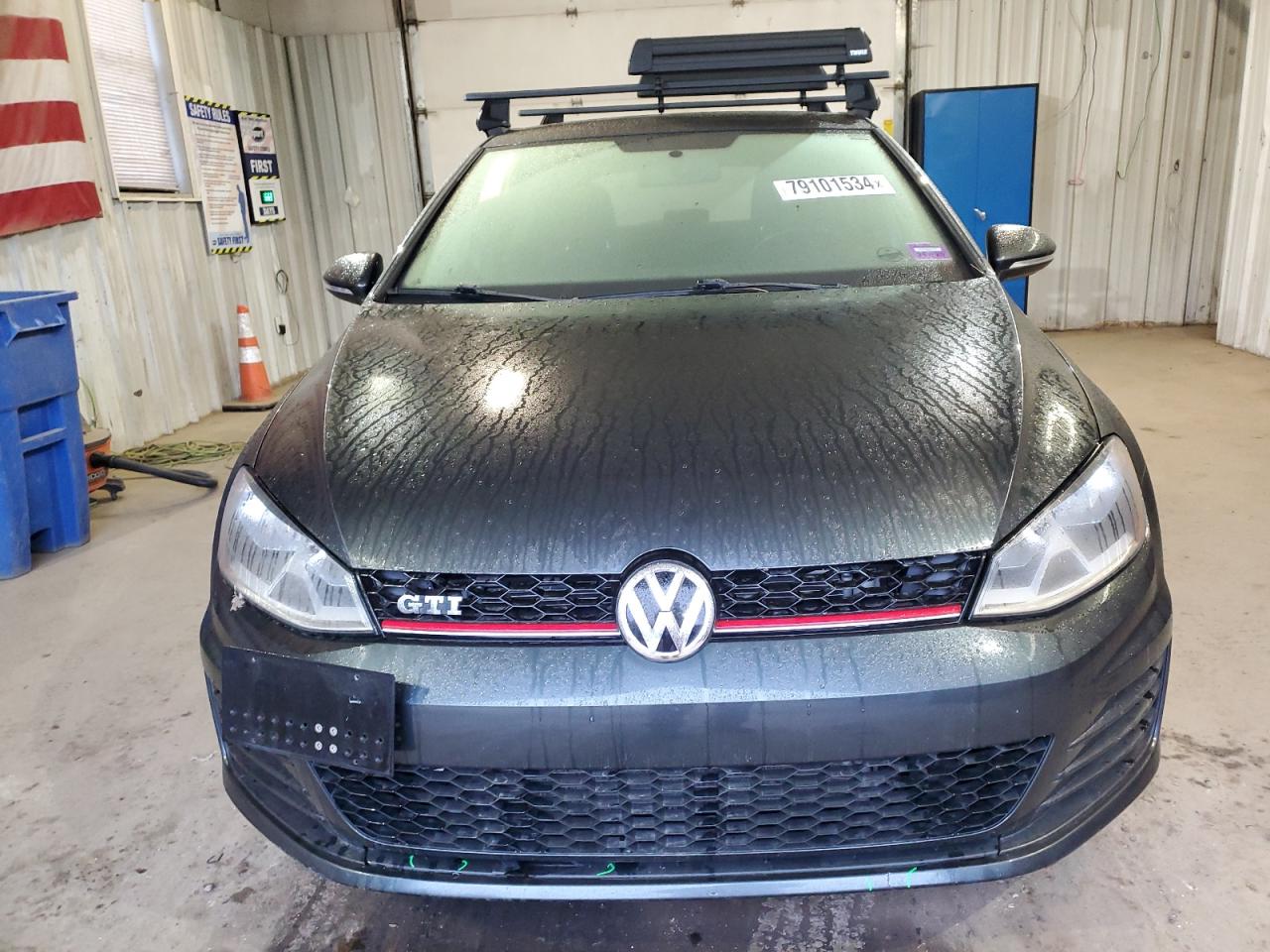 2017 Volkswagen GTI VIN 3VW5T7AU6HM004714 Copart auction photo, undercarriage / minor dent/scratches damage thumbnail 5