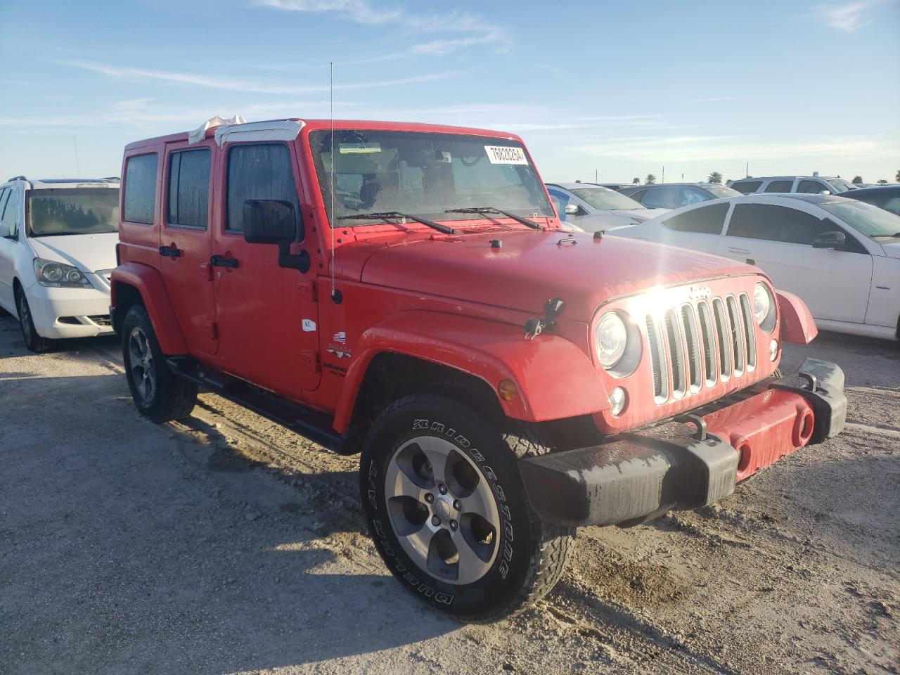 2017 Jeep Wrangler VIN 1C4BJWEG7HL507308 Copart auction photo, water/flood damage thumbnail 4