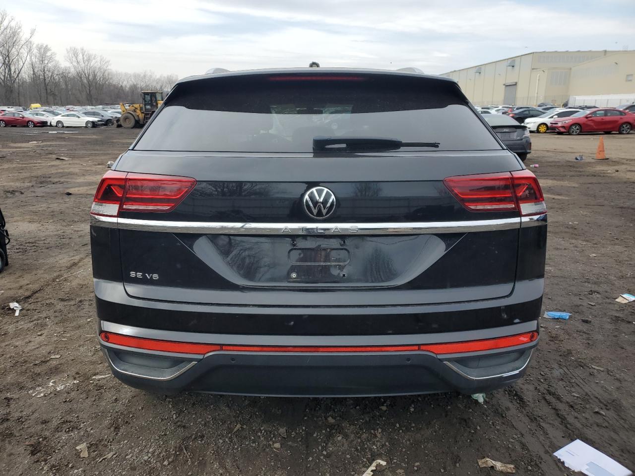 2020 Volkswagen Atlas VIN 1V25E2CA3LC210942 Copart auction photo, side / front end damage thumbnail 6