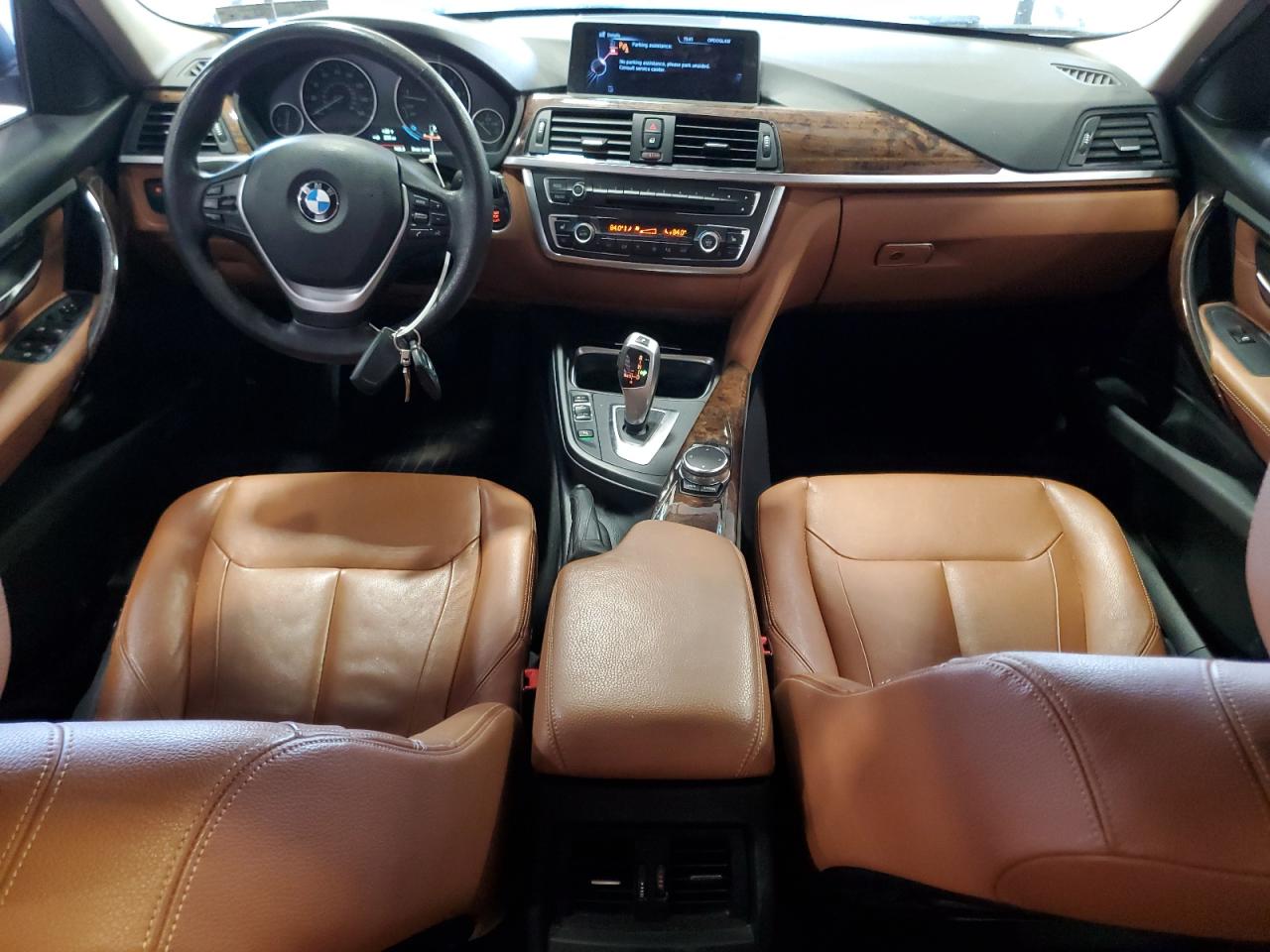 2015 BMW 3er VIN WBA3B3G57FNR87991 Copart auction photo, front end damage thumbnail 8