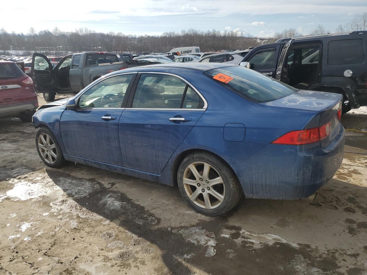 2004 Acura TSX VIN JH4CL968X4C010186 Copart auction photo, front end damage thumbnail 2