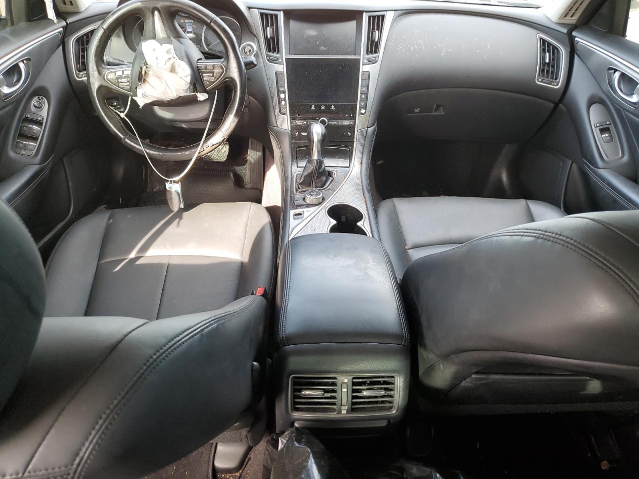 2015 Infiniti Q50 VIN JN1BV7AP3FM356848 Copart auction photo, all over damage thumbnail 8