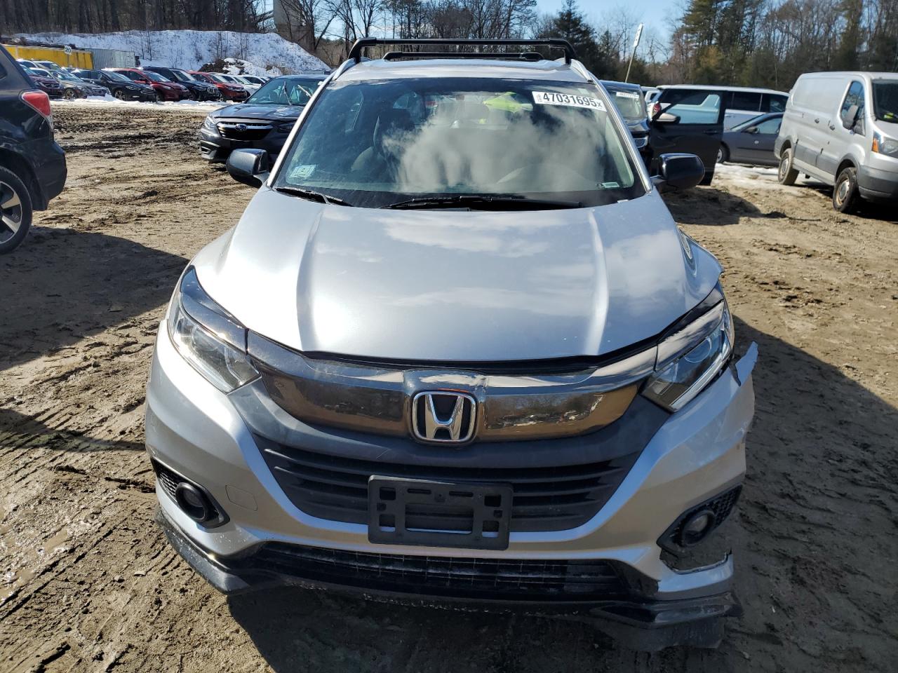 2019 Honda HR-V VIN 3CZRU6H14KG729963 Copart auction photo, front end / side damage thumbnail 5