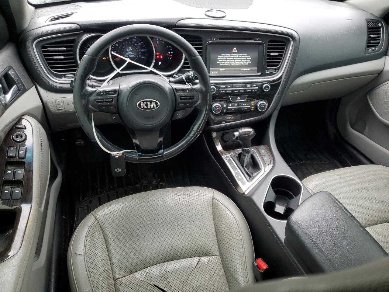 2014 KIA Optima VIN 5XXGN4A73EG271269 Copart auction photo, front end damage thumbnail 8