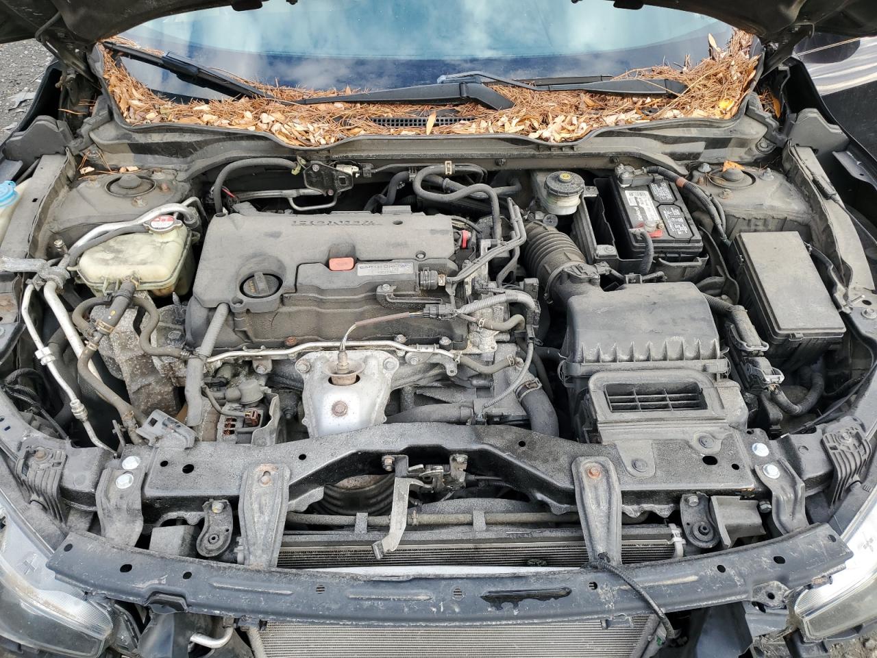 2016 Honda Civic VIN 2HGFC2F53GH574390 Copart auction photo, all over damage thumbnail 11