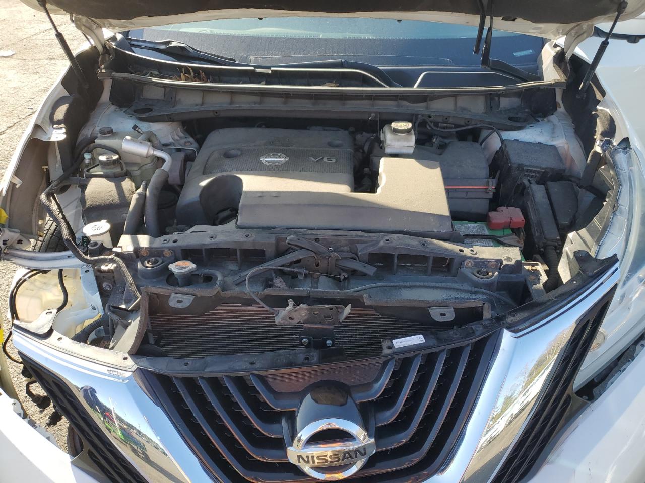 2015 Nissan Murano VIN 5N1AZ2MH7FN205408 Copart auction photo, front end / side damage thumbnail 12