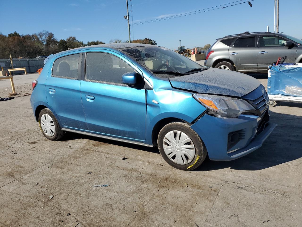 2021 Mitsubishi Mirage VIN ML32AUHJ0MH013612 Copart auction photo, front end damage thumbnail 4