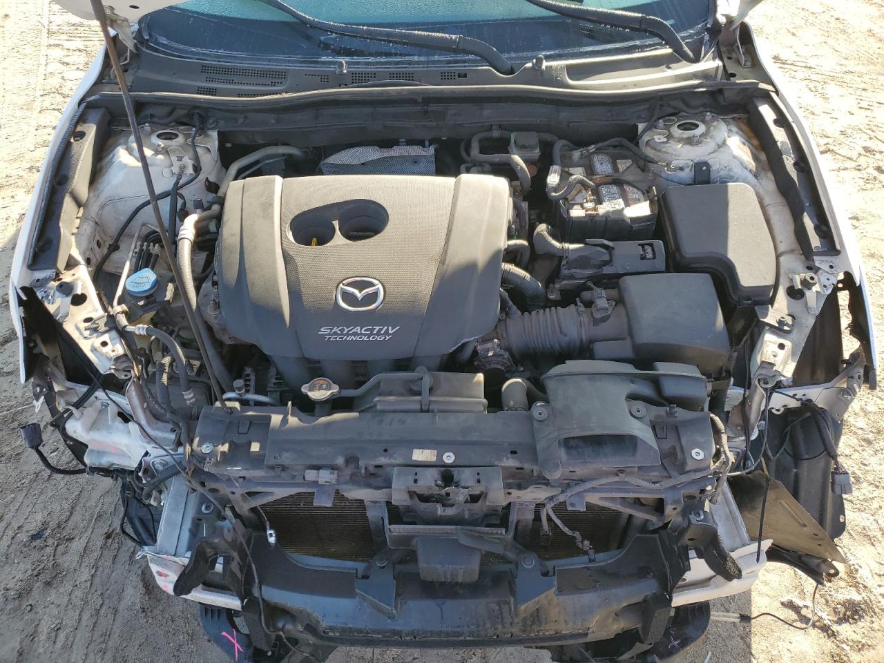 2015 Mazda 3 VIN JM1BM1M30F1260991 Copart auction photo, all over / side damage thumbnail 12