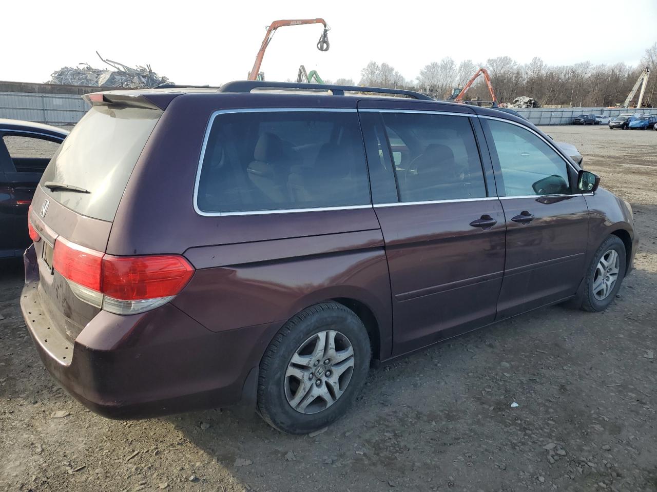 2009 Honda Odyssey VIN 5FNRL38419B412854 Copart auction photo, front end / rear end damage thumbnail 3