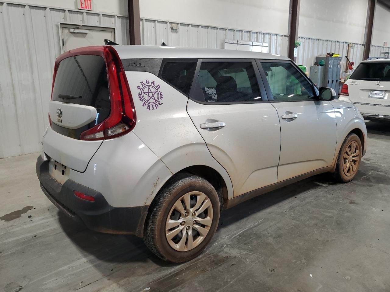 2021 KIA Soul VIN KNDJ23AU1M7742115 Copart auction photo, front end damage thumbnail 3