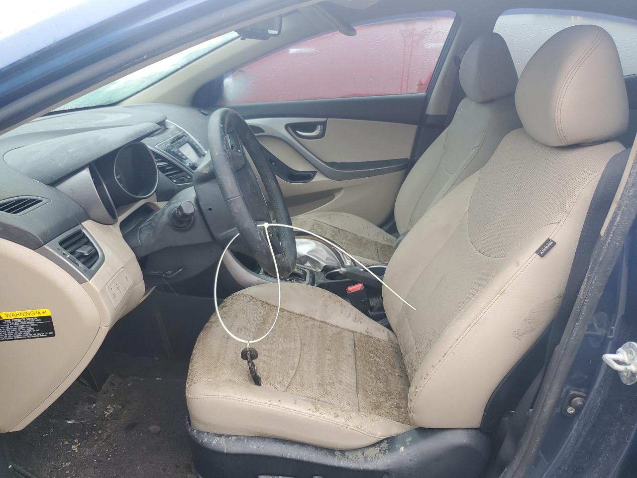 2015 Hyundai Elantra VIN KMHDH4AE5FU454477 Copart auction photo, water/flood damage thumbnail 7