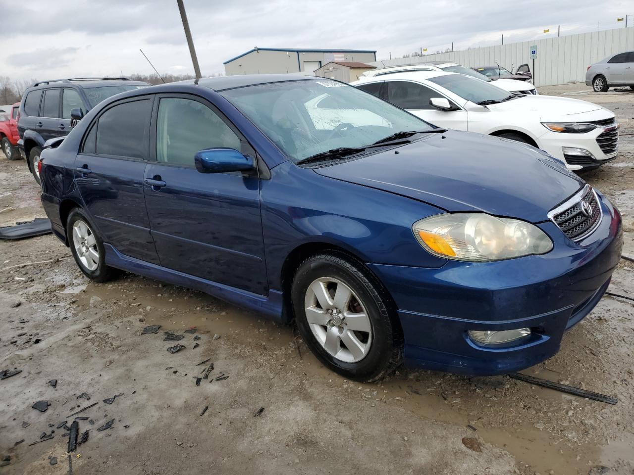 2006 Toyota Corolla VIN 1NXBR32E36Z691644 Copart auction photo, side / front end damage thumbnail 4
