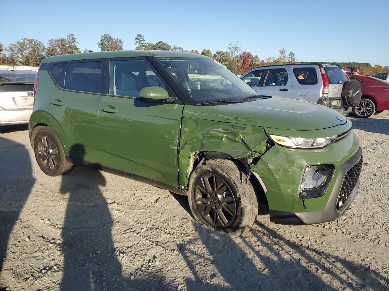 2021 KIA Soul VIN KNDJ33AU0M7127536 Copart auction photo, front end / minor dent/scratches damage thumbnail 4