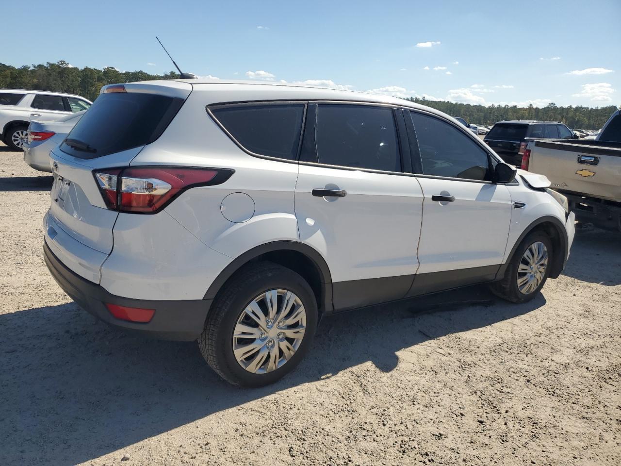 2018 Ford Escape VIN 1FMCU0F72JUA60700 Copart auction photo, front end damage thumbnail 3