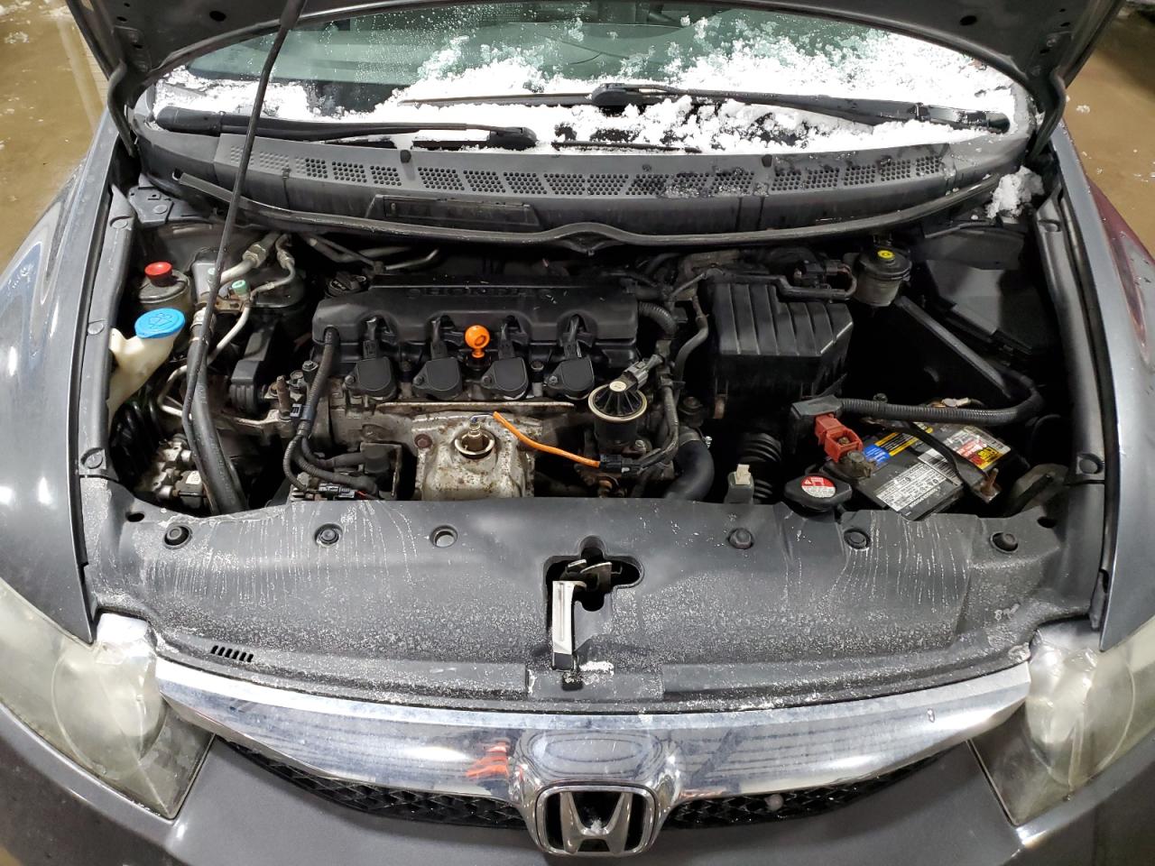 2011 Honda Civic VIN 2HGFA1F57BH304412 Copart auction photo, rear end damage thumbnail 11