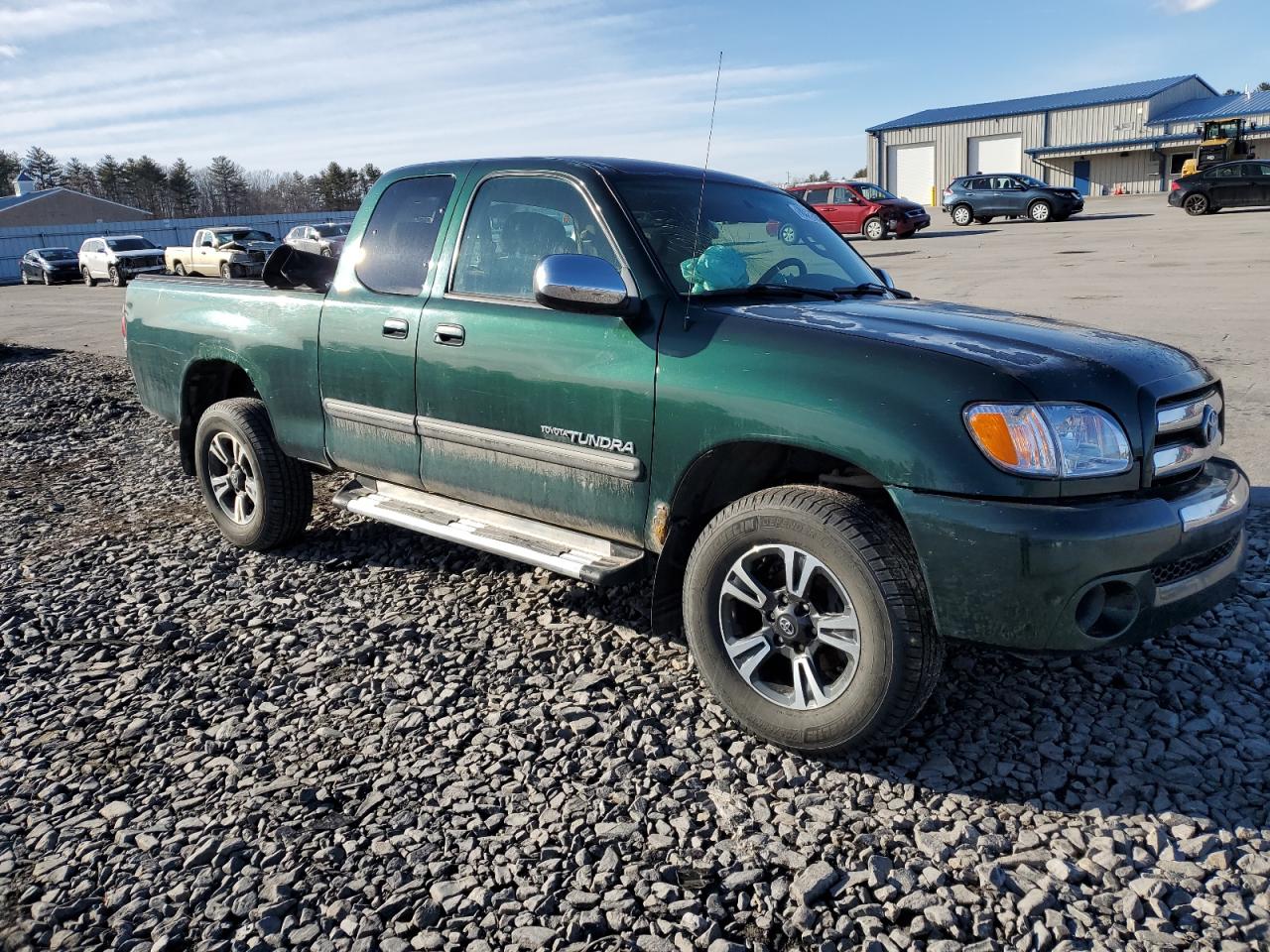 2003 Toyota Tundra VIN 5TBBN44123S397502 Copart auction photo, front end / side damage thumbnail 4