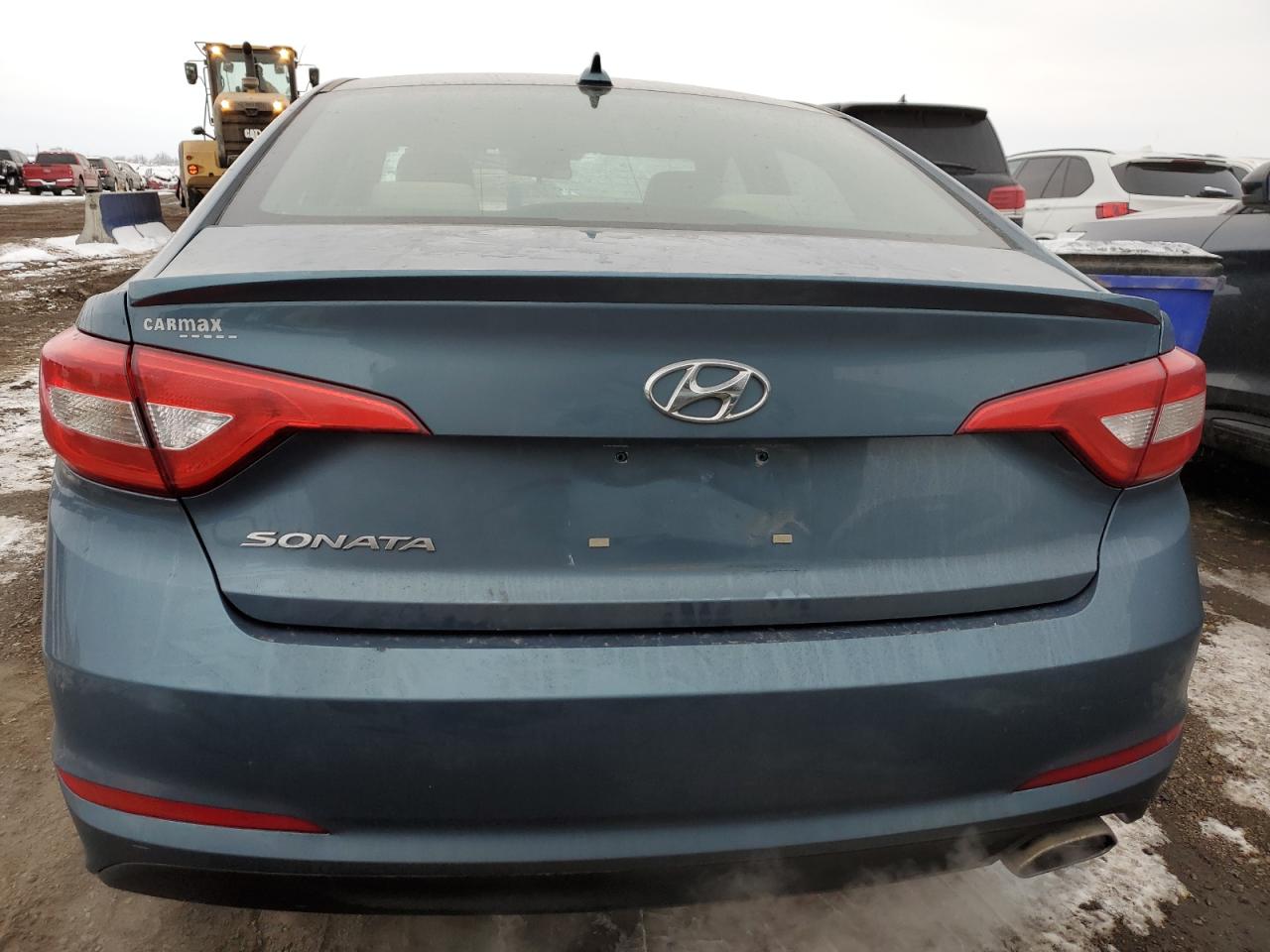 2015 Hyundai Sonata VIN 5NPE24AF7FH050545 Copart auction photo, vandalism damage thumbnail 6