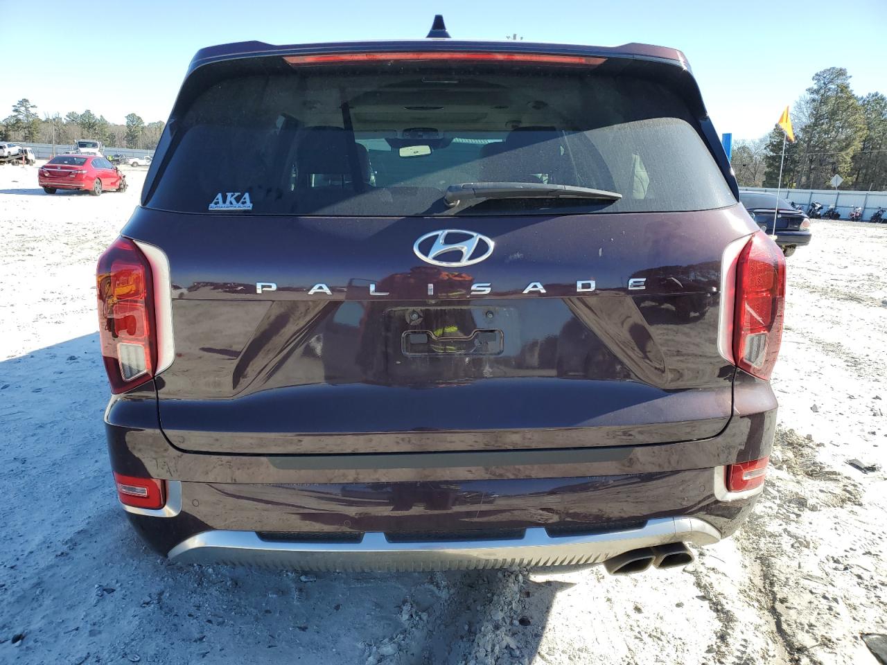 2022 Hyundai Palisade VIN KM8R74HE3NU420616 Copart auction photo, front end damage thumbnail 6