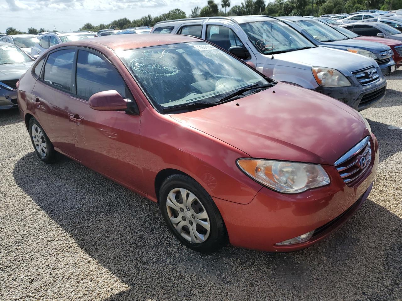 2010 Hyundai Elantra VIN KMHDU4AD0AU070666 Copart auction photo, water/flood damage thumbnail 4