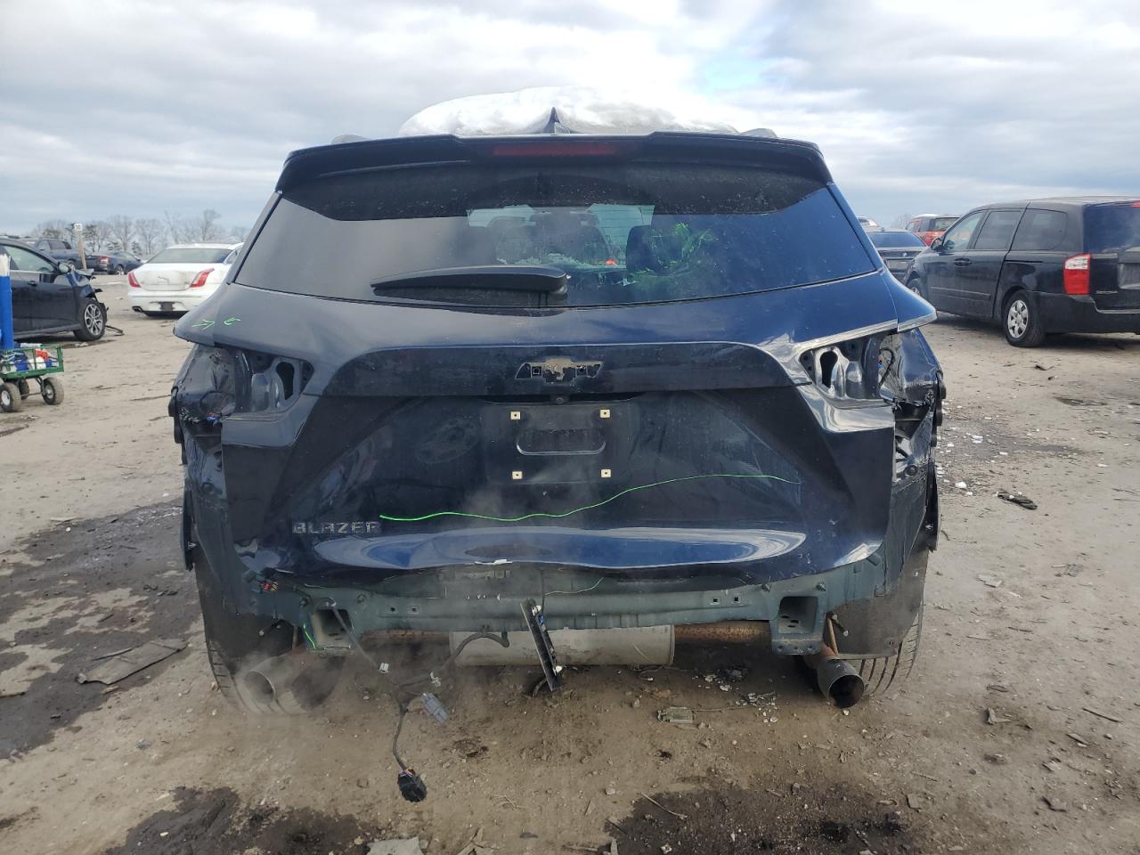2020 Chevrolet Blazer VIN 3GNKBBRA2LS641035 Copart auction photo, front end / rear end damage thumbnail 6