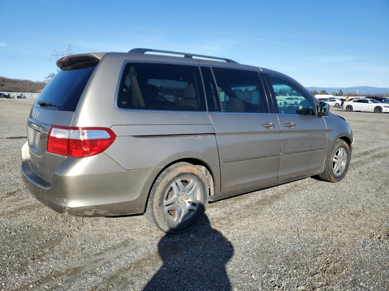 2007 Honda Odyssey VIN 5FNRL38727B434644 Copart auction photo, front end damage thumbnail 3