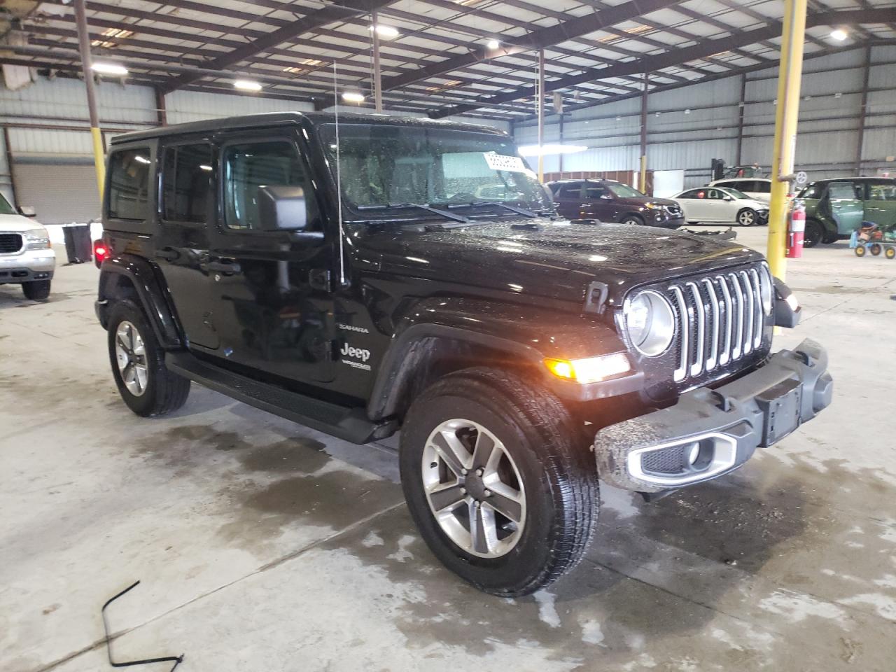2019 Jeep Wrangler VIN 1C4HJXENXKW594514 Copart auction photo, minor dent/scratches damage thumbnail 4