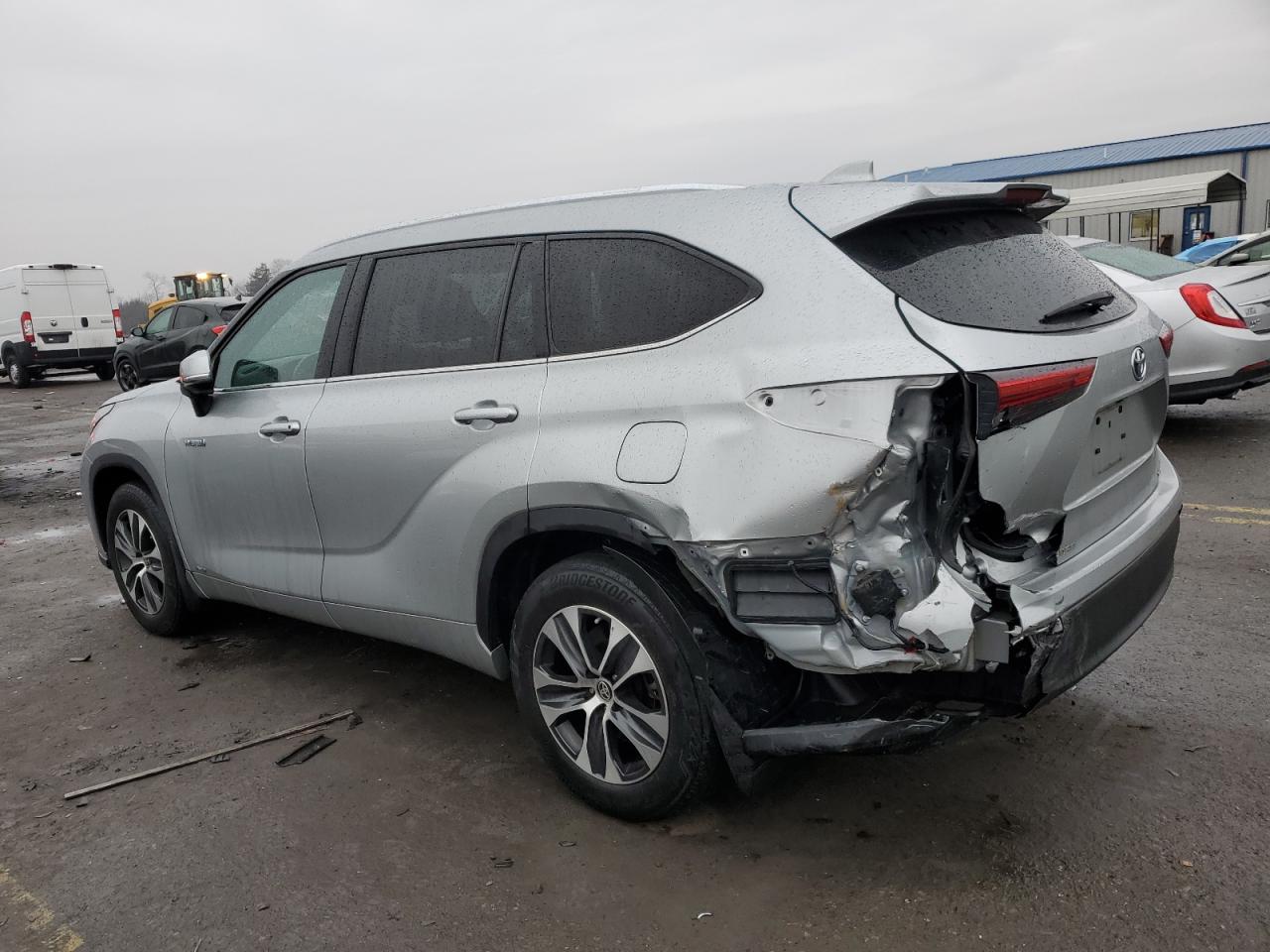 2020 Toyota Highlander VIN 5TDGBRCH4LS506673 Copart auction photo, rear end damage thumbnail 2