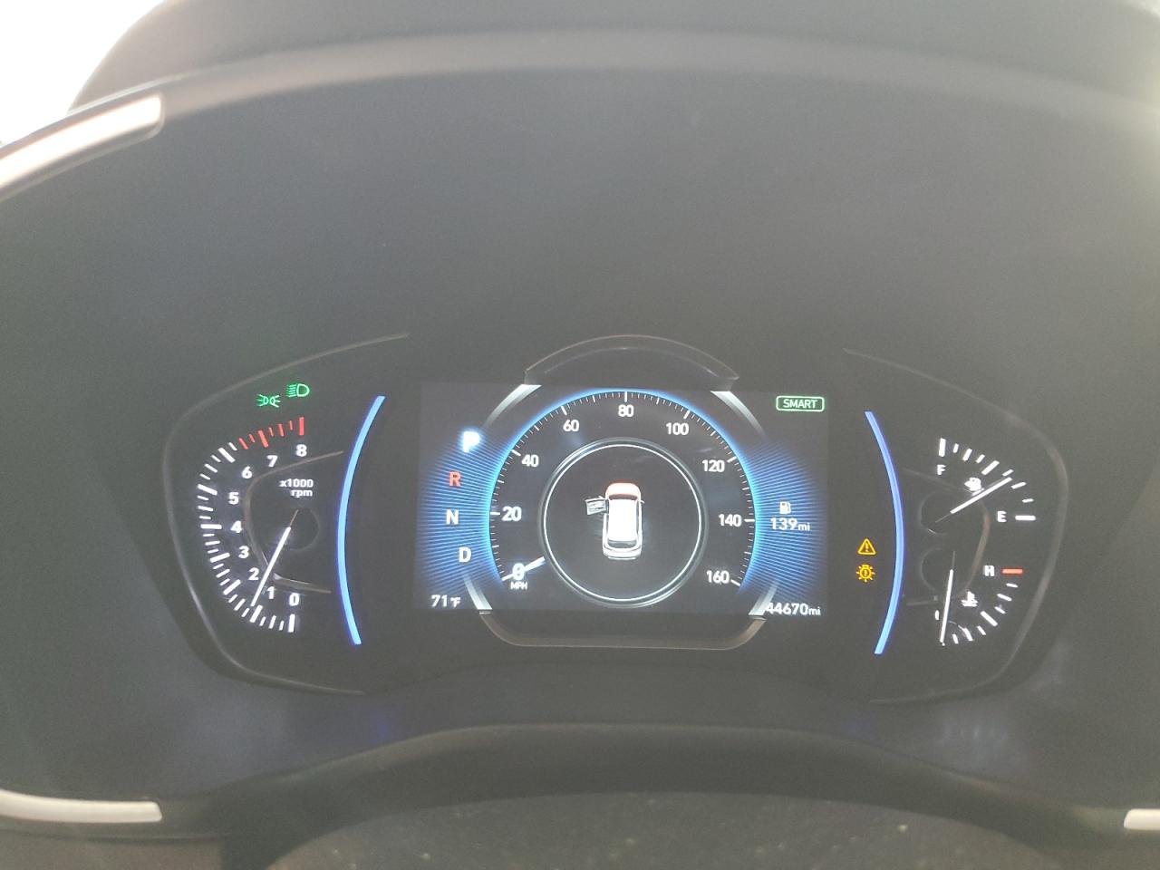 2020 Hyundai Santa Fe VIN 5NMS3CAA2LH245556 Copart auction photo, front end damage thumbnail 9