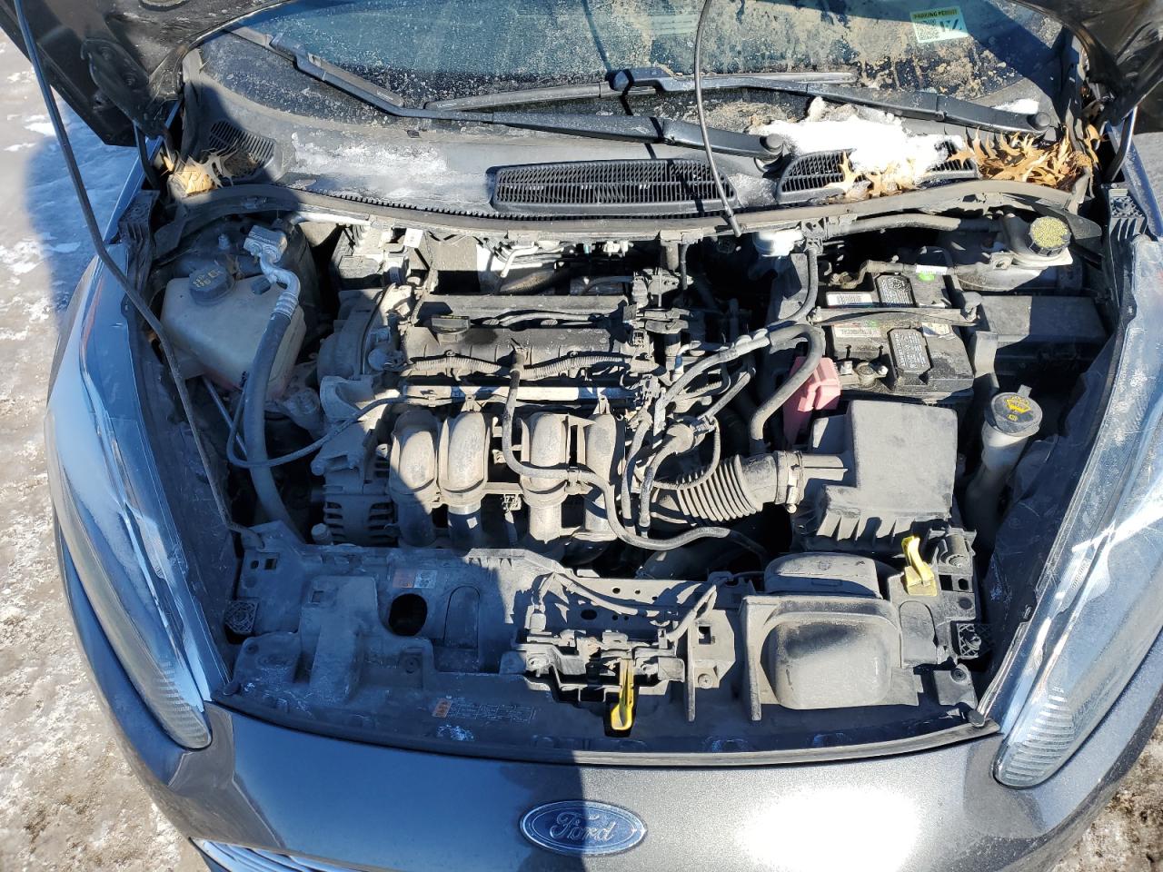 2019 Ford Fiesta VIN 3FADP4BJ4KM108122 Copart auction photo, side damage thumbnail 13