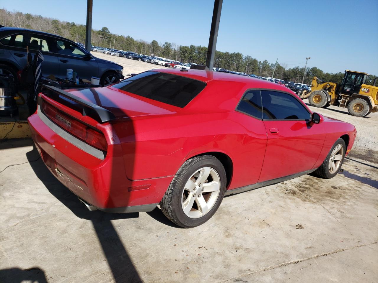 2012 Dodge Challenger VIN 2C3CDYAG1CH293875 Copart auction photo, side / rear end damage thumbnail 3