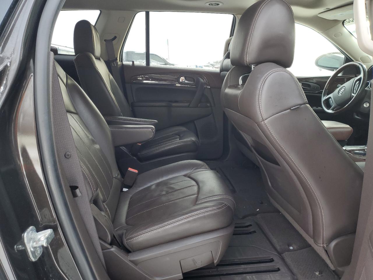2013 Buick Enclave VIN 5GAKVDKD9DJ129129 Copart auction photo, front end / side damage thumbnail 11