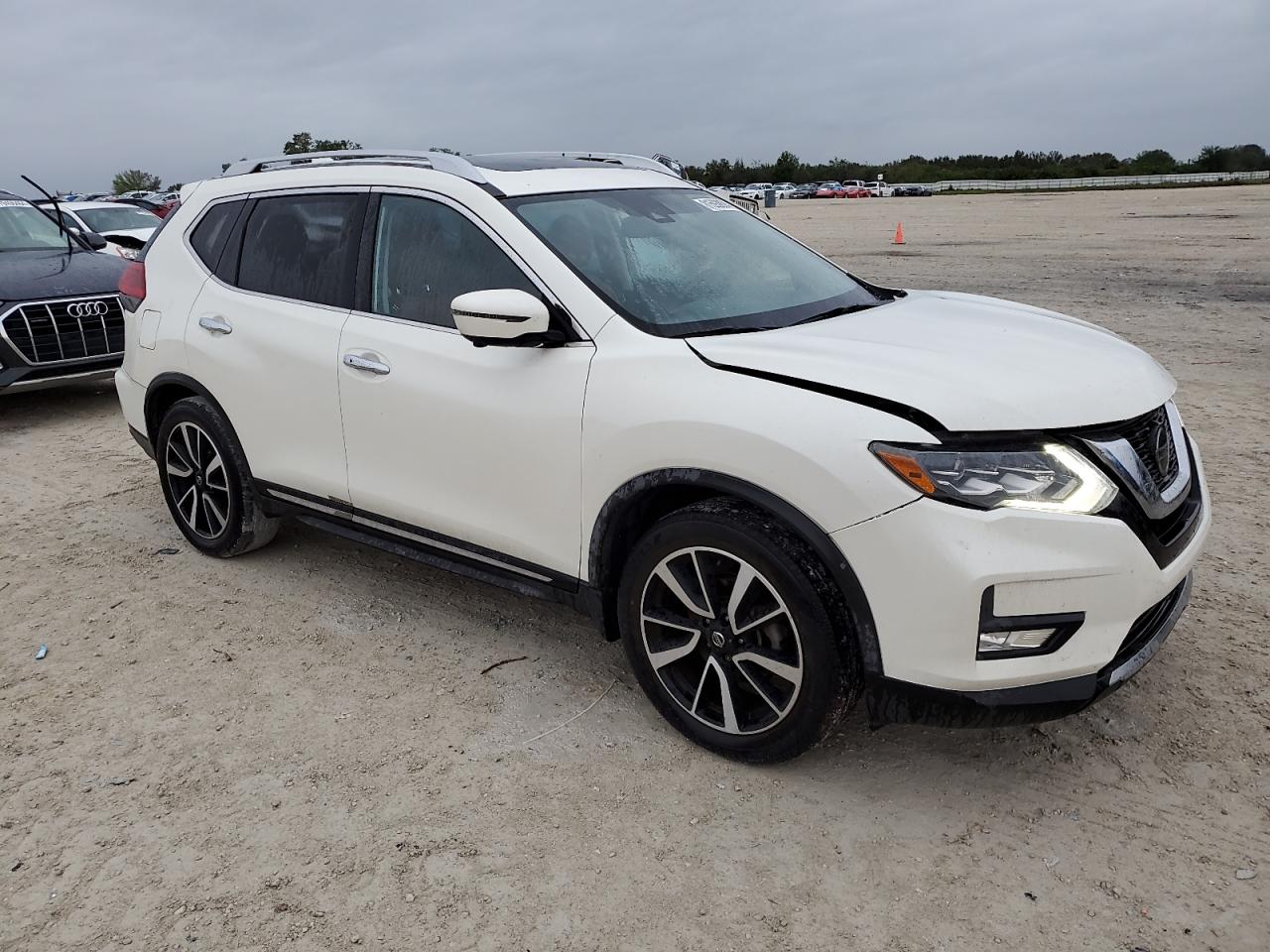 2018 Nissan Rogue VIN JN8AT2MT0JW467188 Copart auction photo, rear end / front end damage thumbnail 4
