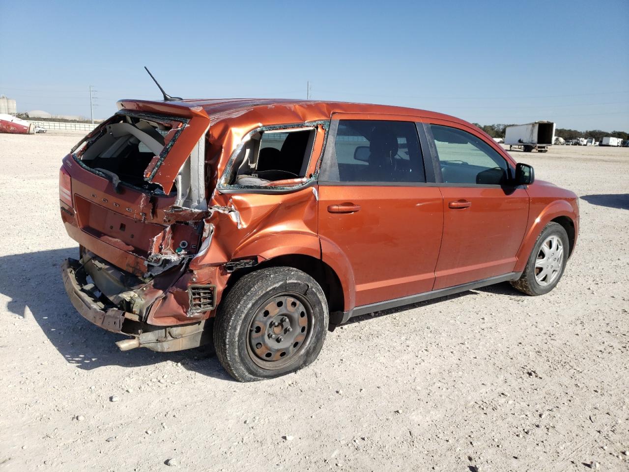 2013 Dodge Journey VIN 3C4PDCAB8DT723821 Copart auction photo, rear end damage thumbnail 3