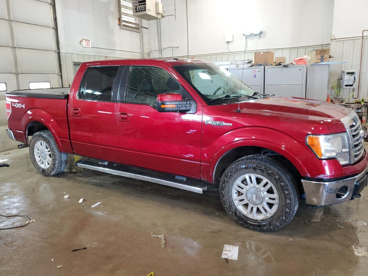 2013 Ford F-150 VIN 1FTFW1EFXDFB75502 Copart auction photo, all over damage thumbnail 4