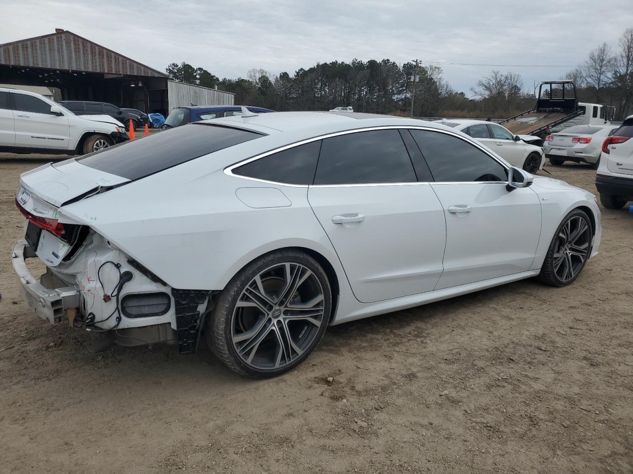 2019 Audi A7 VIN WAUV2BF22KN065004 Copart auction photo, rear end damage thumbnail 3