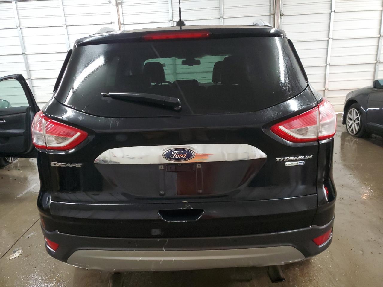 2016 Ford Escape VIN 1FMCU9J9XGUB97552 Copart auction photo, side / front end damage thumbnail 6