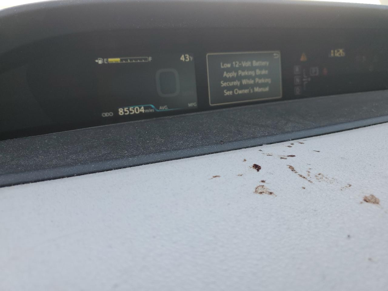 2017 Toyota Prius VIN JTDKBRFU6H3549617 Copart auction photo, front end / side damage thumbnail 9