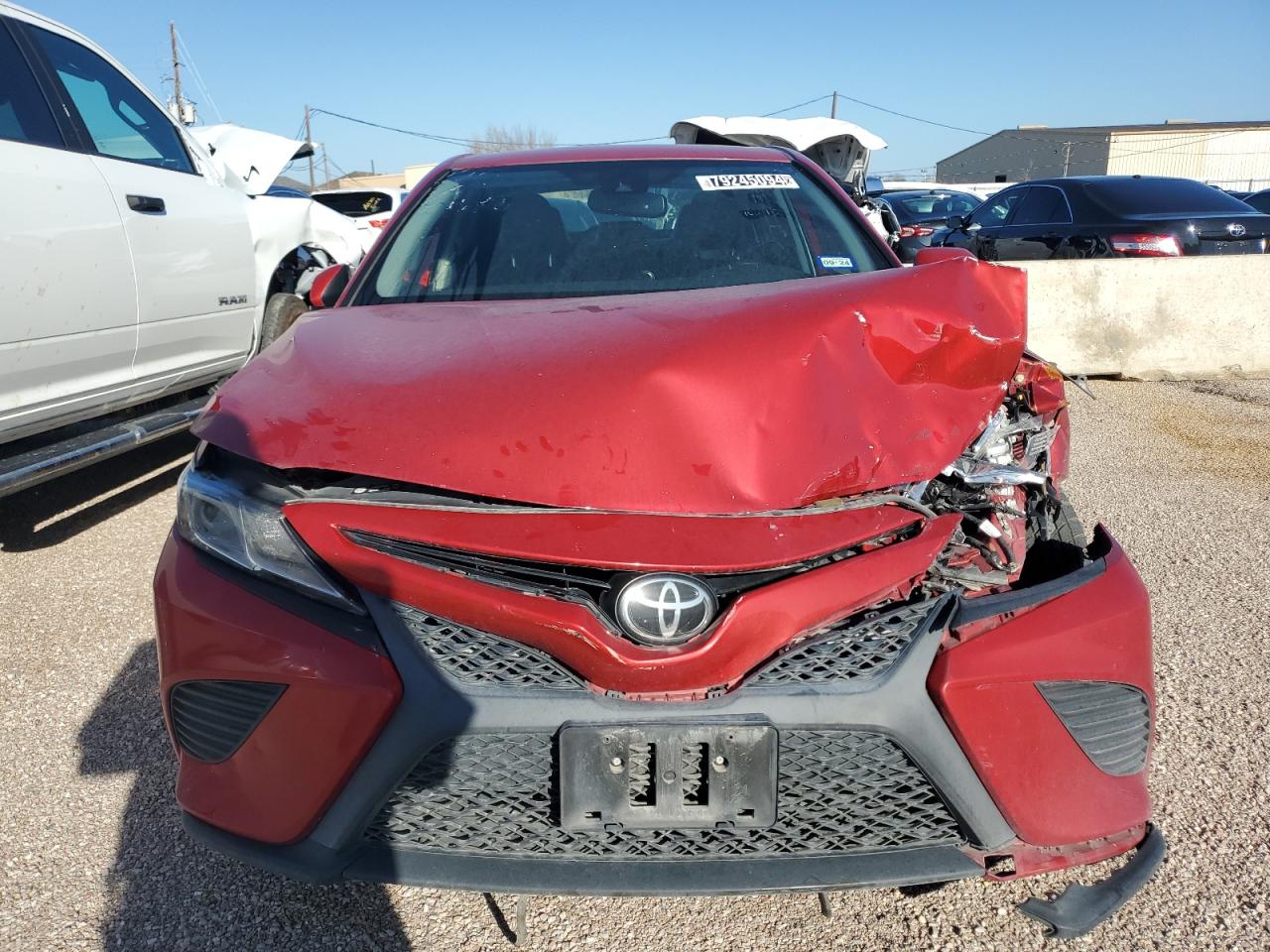 2020 Toyota Camry VIN 4T1M11AK6LU392981 Copart auction photo, front end damage thumbnail 5