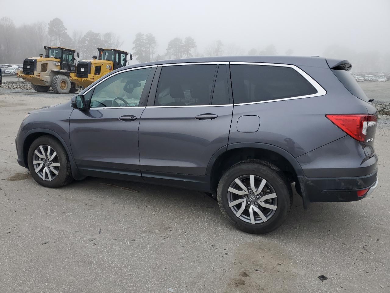 2019 Honda Pilot VIN 5FNYF5H53KB024781 Copart auction photo, front end / side damage thumbnail 2