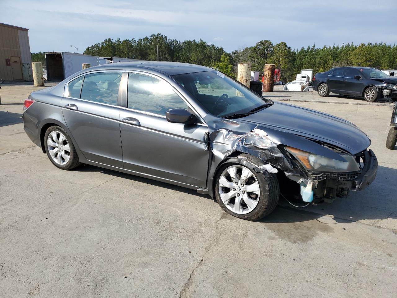 2010 Honda Accord VIN 1HGCP2F84AA059471 Copart auction photo, front end / side damage thumbnail 4