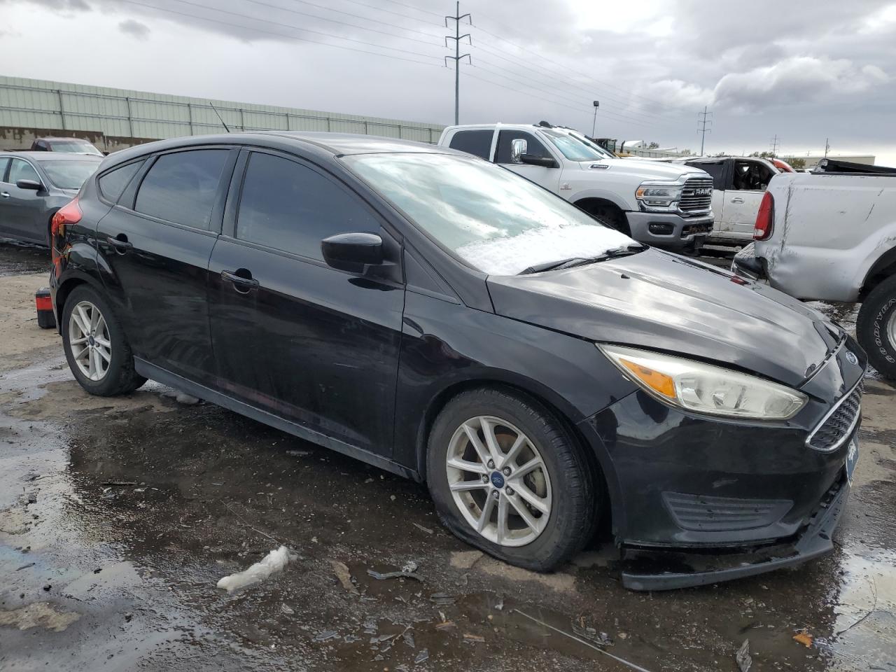 2018 Ford Focus VIN 1FADP3K22JL270091 Copart auction photo, front end / undercarriage damage thumbnail 4