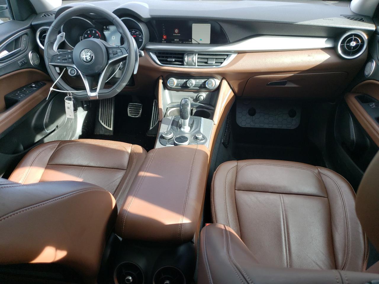 2018 Alfa Romeo Stelvio VIN ZASFAKPN0J7B78964 Copart auction photo, side / rear end damage thumbnail 8