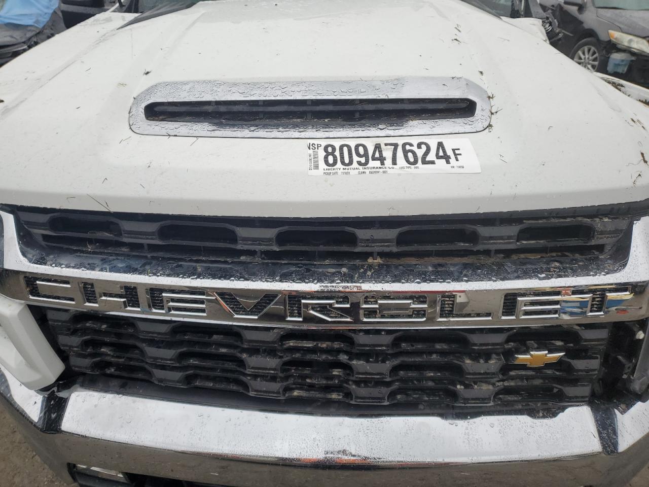2022 Chevrolet Silverado VIN 1GC4YNE78NF114958 Copart auction photo, side / front end damage thumbnail 11