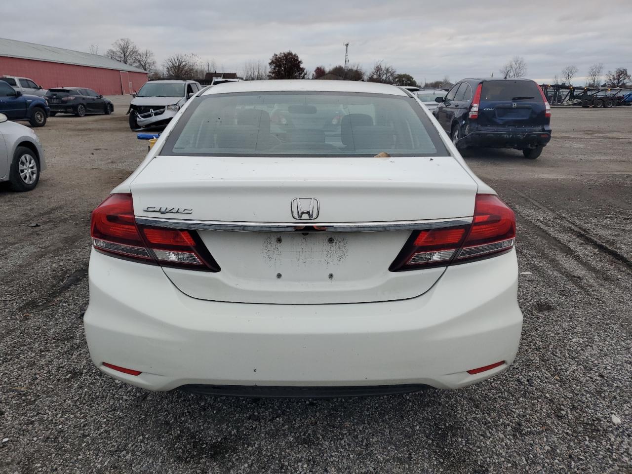 2015 Honda Civic VIN 2HGFB2F51FH055355 Copart auction photo, front end damage thumbnail 6