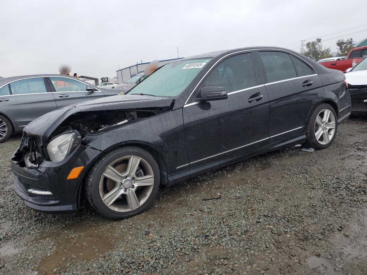 2011 Mercedes-Benz C-klasse VIN WDDGF5EBXBR174201