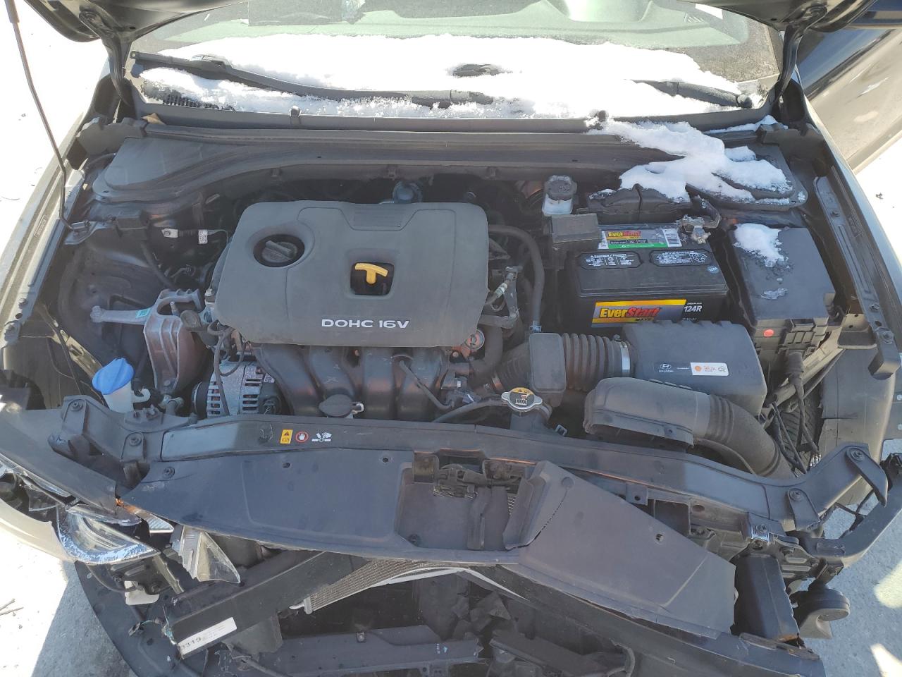 2018 Hyundai Elantra VIN 5NPD74LF5JH263318 Copart auction photo, front end damage thumbnail 13